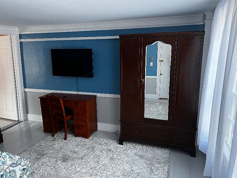 wardrobe closet and desk