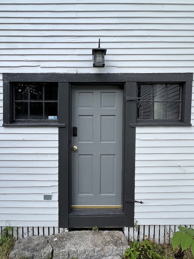 This is the private entry door to the Barn and your unit, secured with an electronic lock.