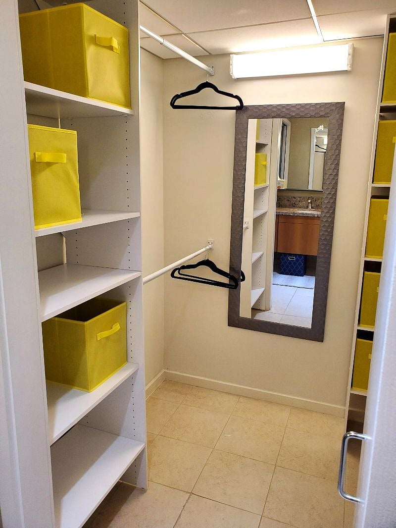 Master Bedroom Walk-In Closet