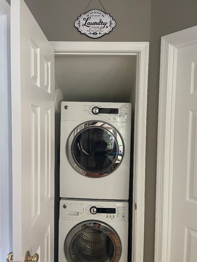 Washer and dryer in-unit.