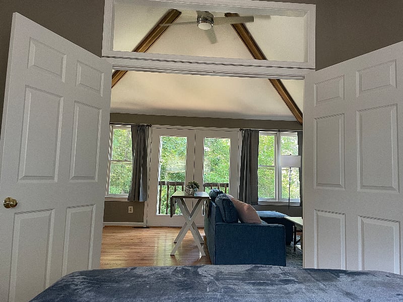 View from your bed.