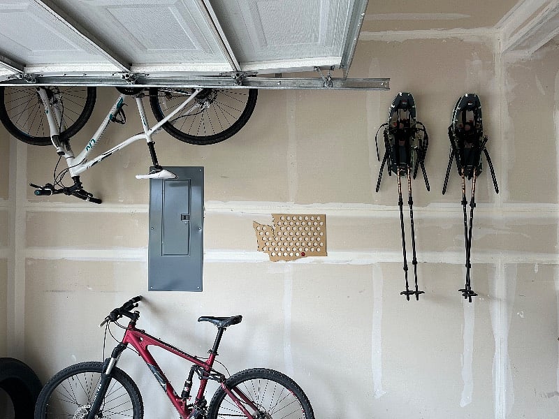 Bikes and snowshoes available