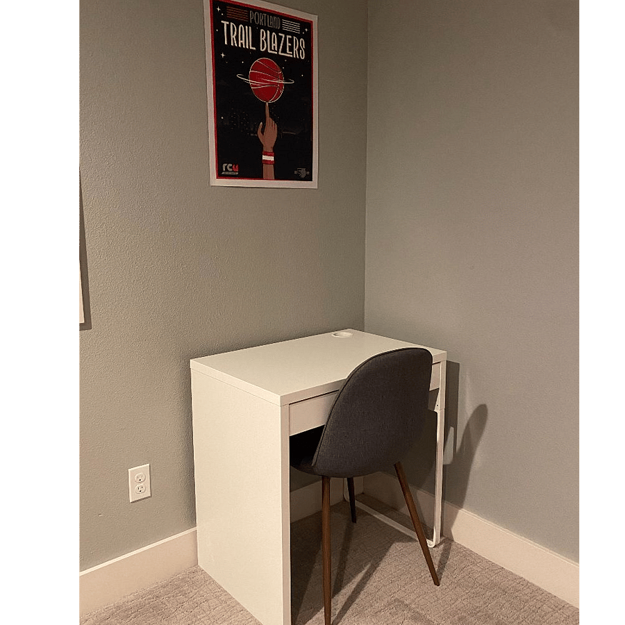Desk area