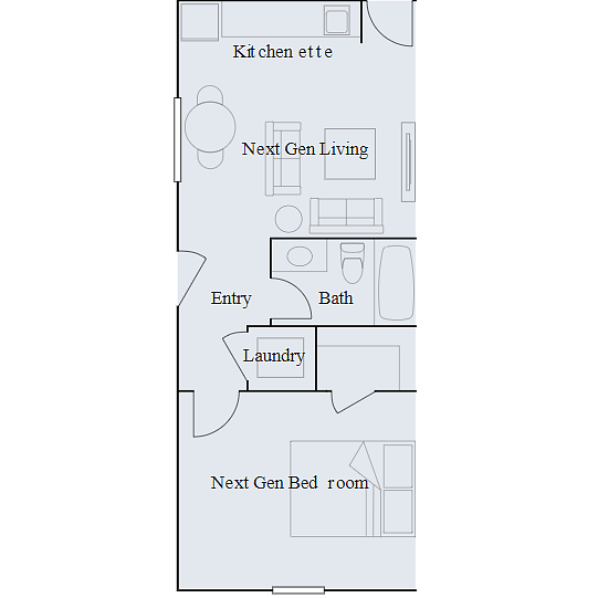 In-law unit layout