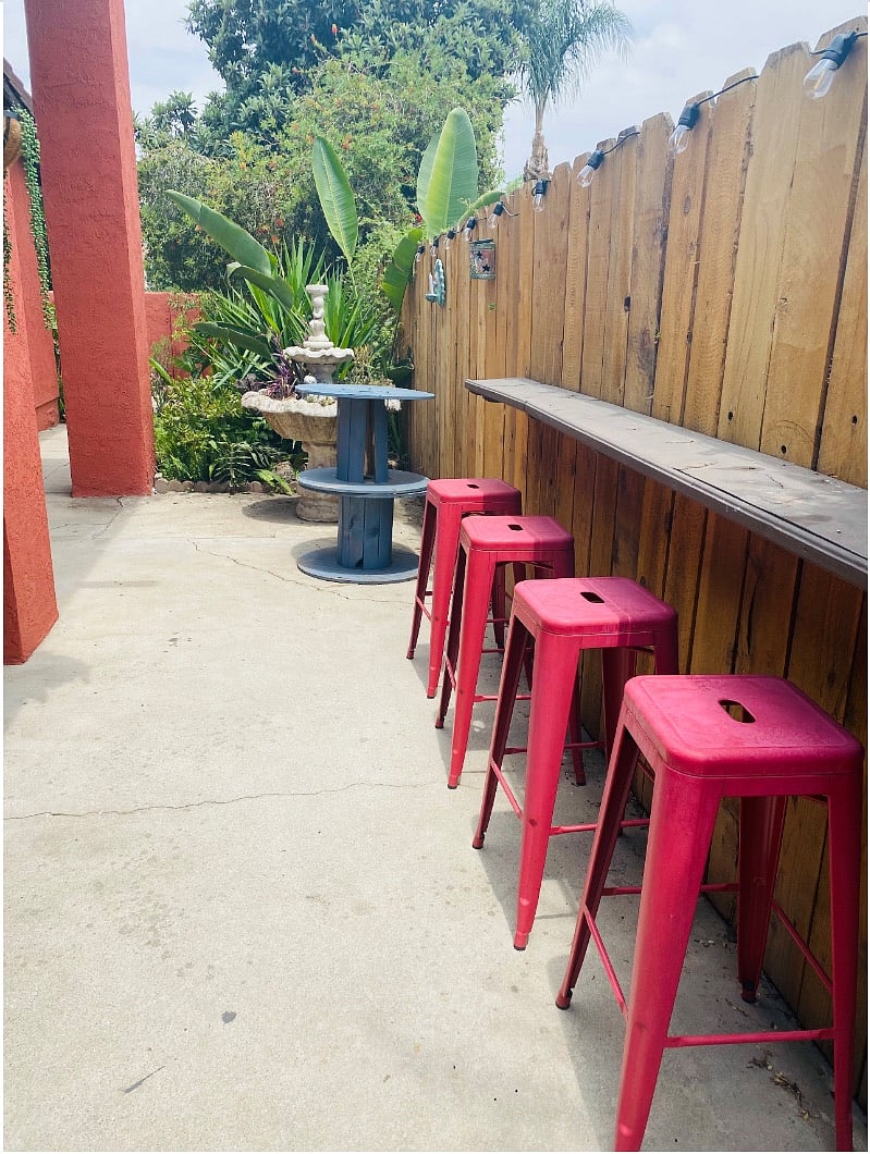 Outdoor patio for entertaining