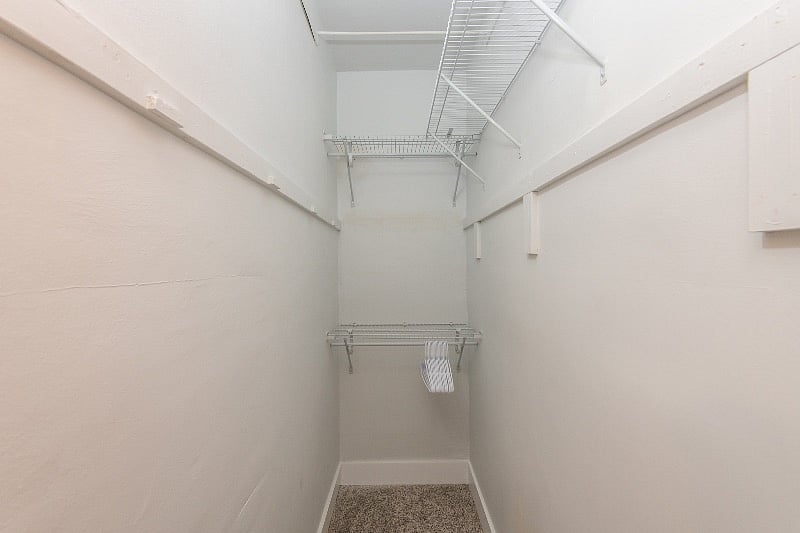 Second bedroom walk in closet