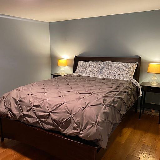 Queen-sized bedroom