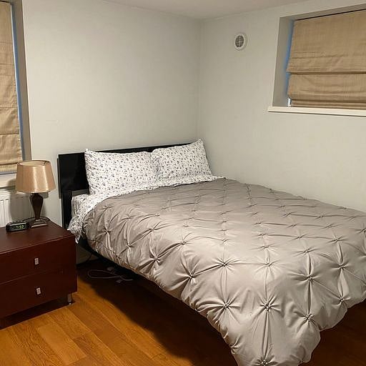 Full-sized bedroom