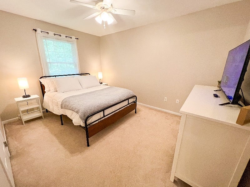 Ceiling fans in bedrooms are a must!