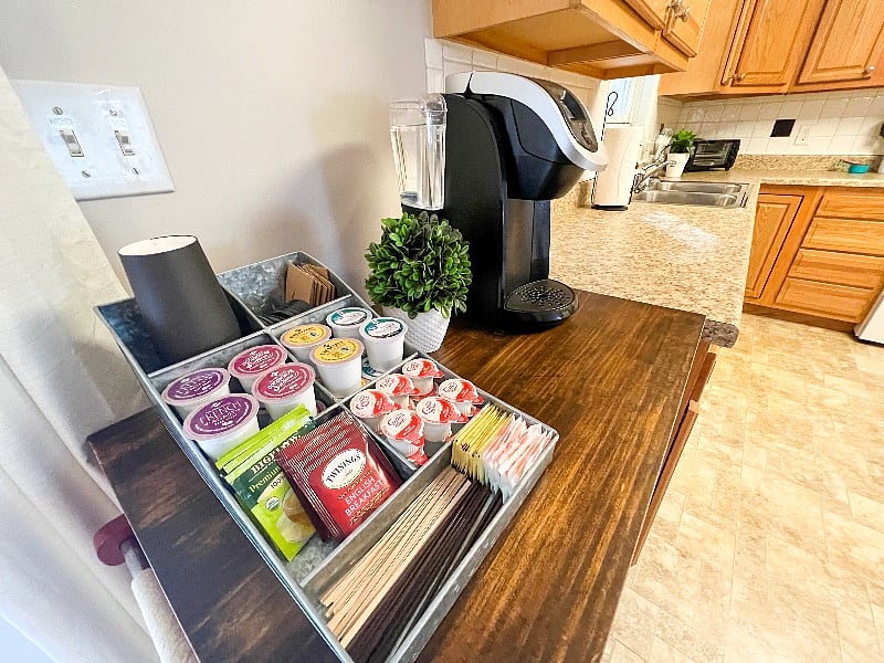 Enjoy in the comfort of your home, while relaxing on the back patio, or take on the go with the provided to-go mugs!