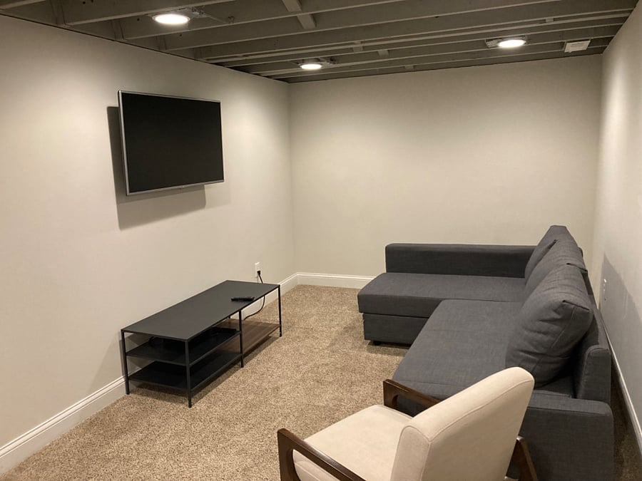 Couch converts into full bed