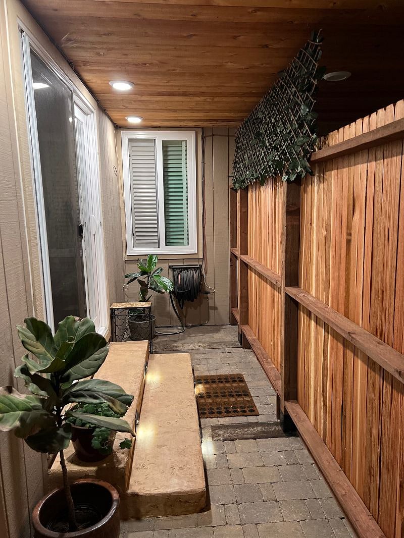 Well lit safe entry to come home at any time of night