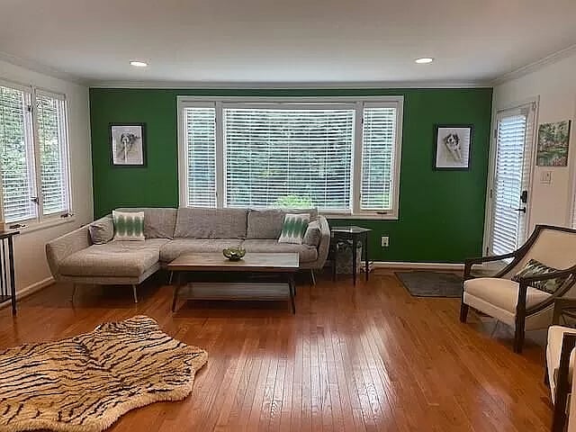 Living Room with 55" TV