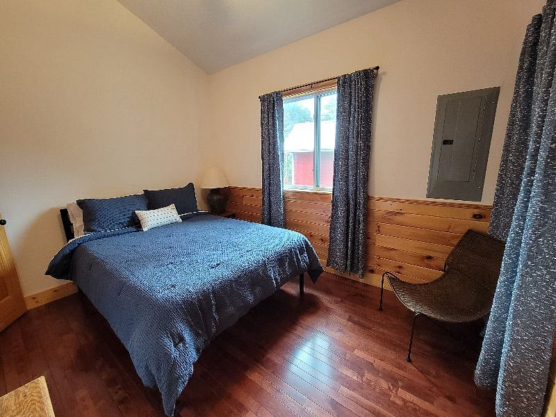 Bedroom - view from corner with dresser and in front of the closet
