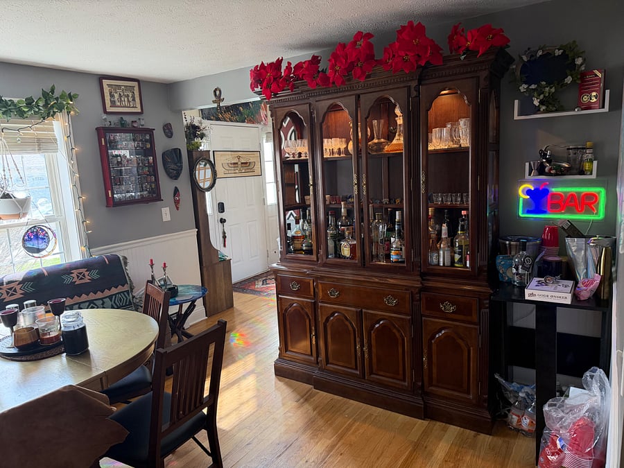 Dining room corner bar if you like