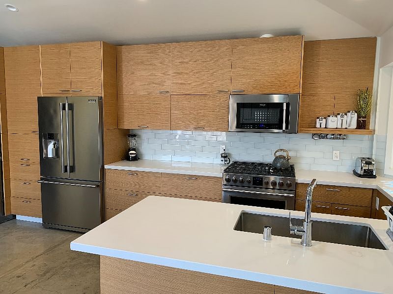 Designer kitchen with appliances