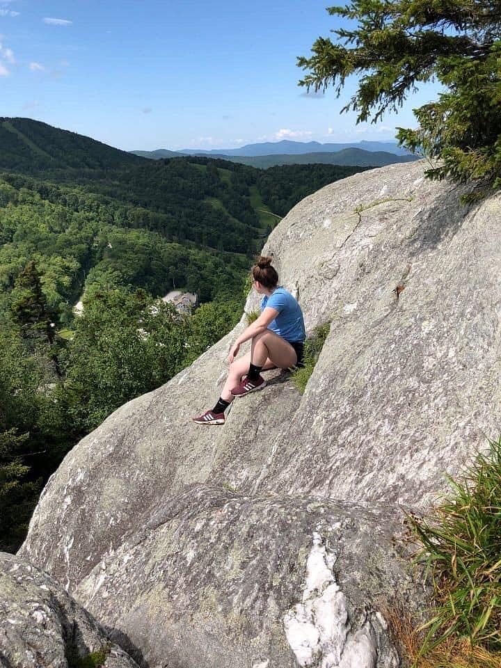 Hiking Deer Leap near Killington.