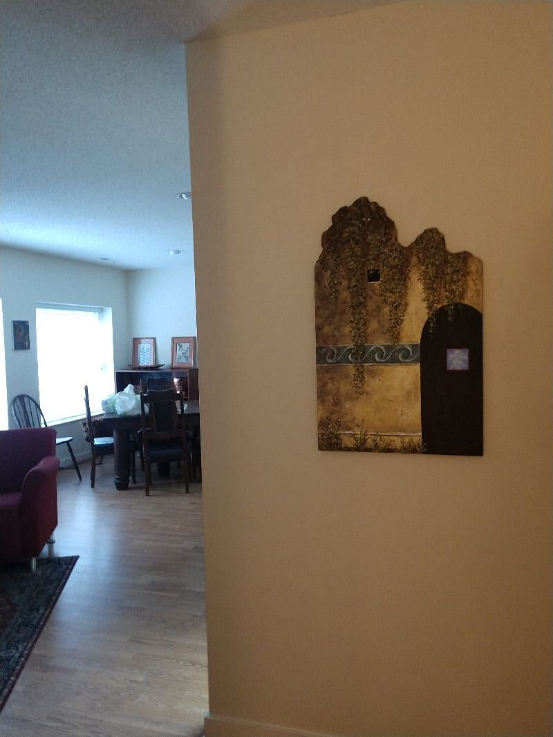 front hallway showing access to main living area