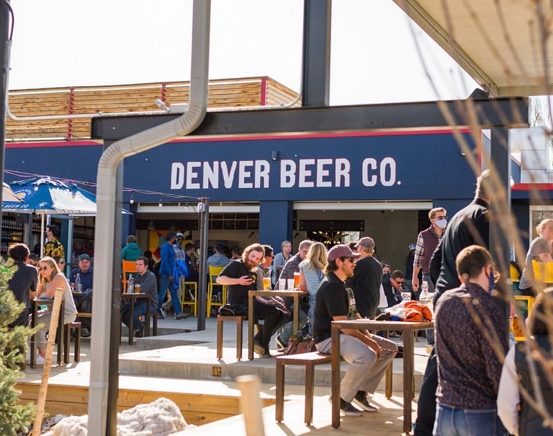 Denver Beer Co - 0.9 miles away! Great beer and patio area!
