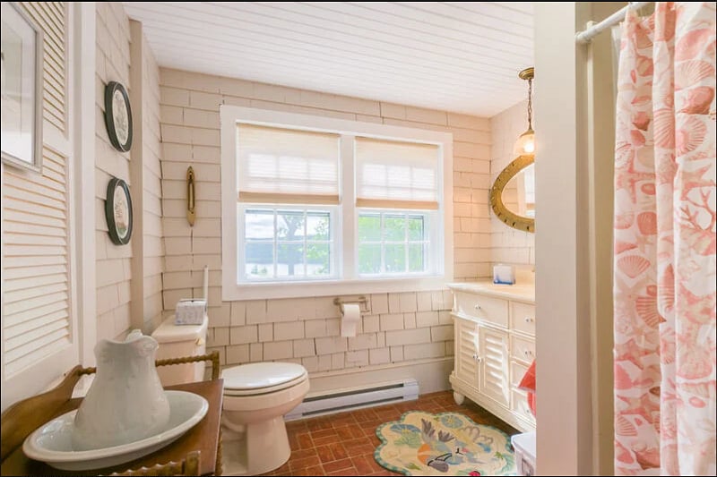 First floor bathroom with shower