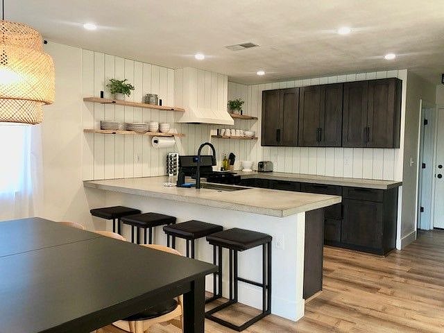 Kitchen and dining room
