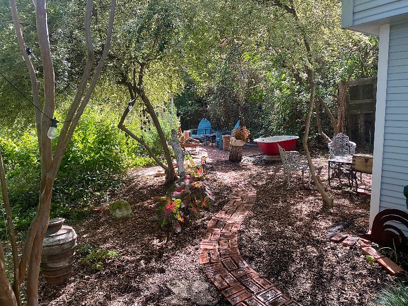 Garden area