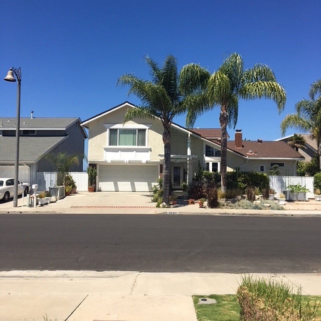 Front of the main house and the Casita on your right.