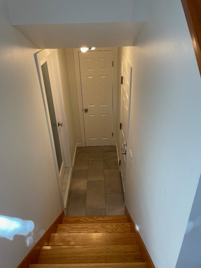 Closet, shoe and ski storage area for your own use.