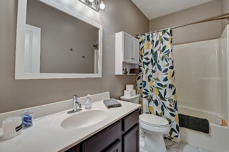 Shared spare bathroom