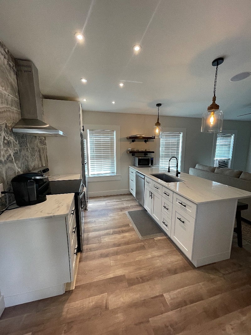 kitchen ( entry into condo)