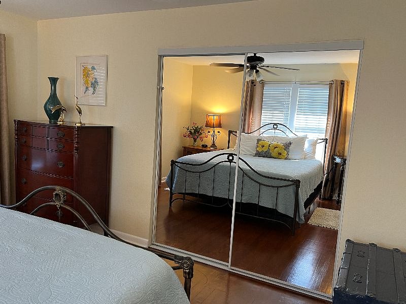 King Bed in large bedroom