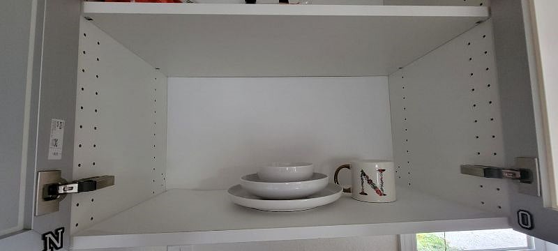 Dedicated kitchen cabinets for each room