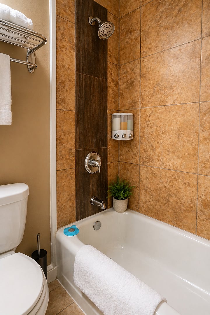 Newly renovated bathtub