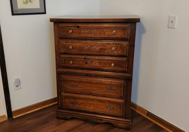 Dresser with plenty of storage.
