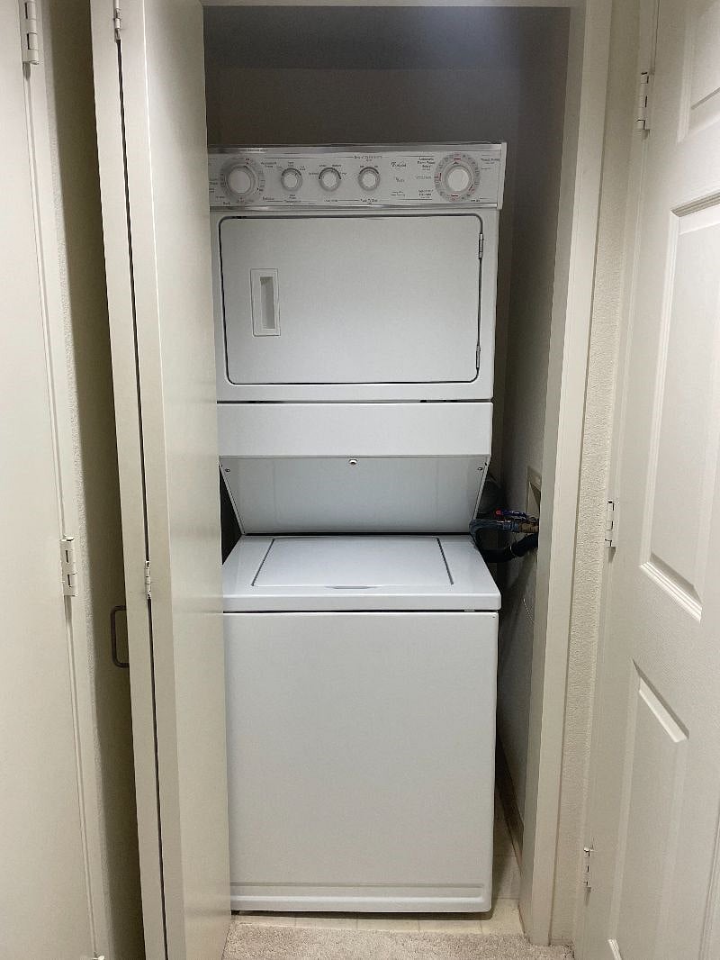 Washer and Dryer within the unit