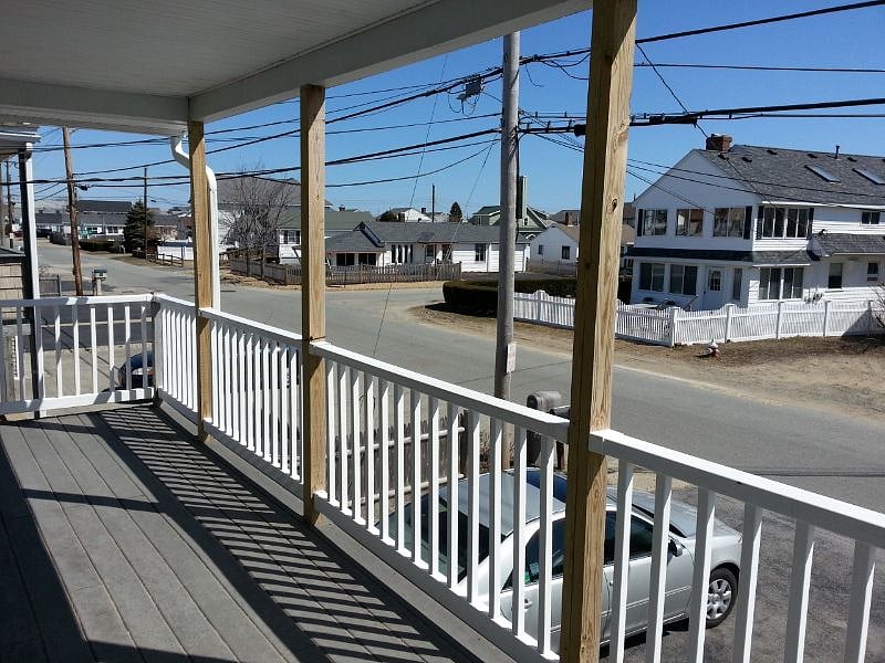 Private deck view facing North.