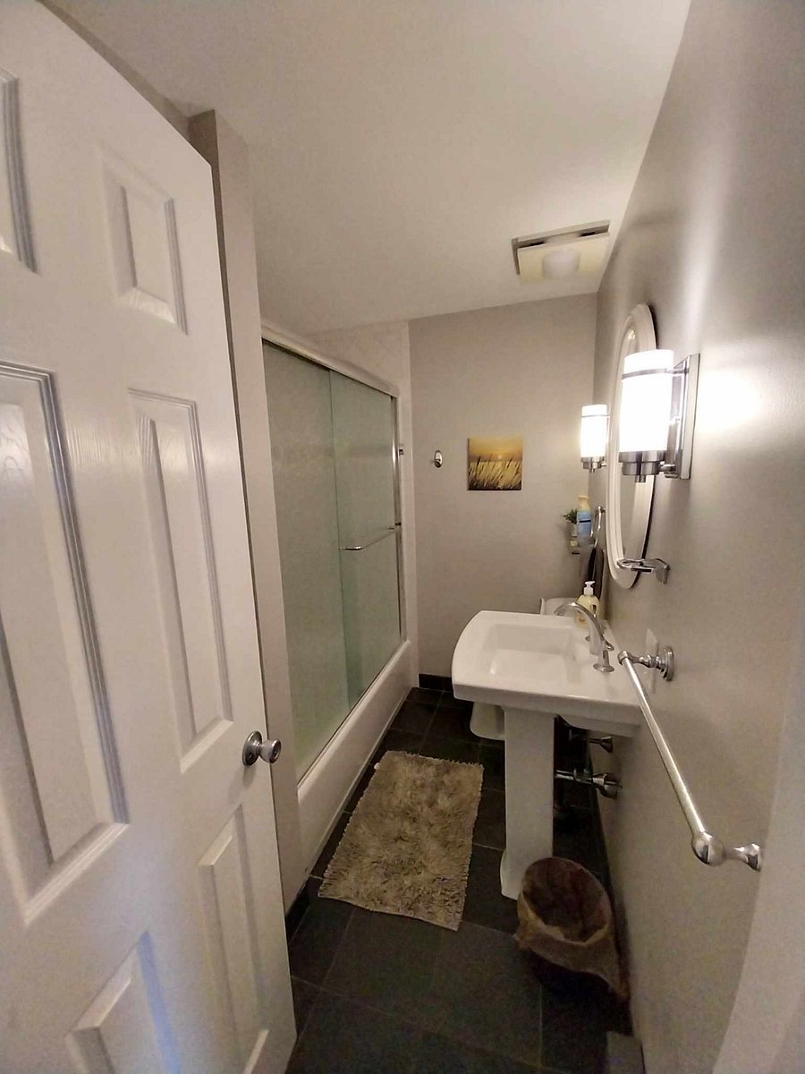 bathroom new shower door
