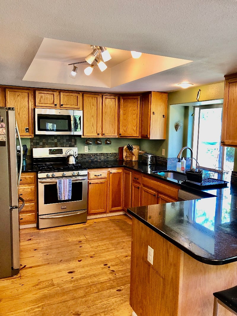 Beautiful kitchen, stainless steel appliances