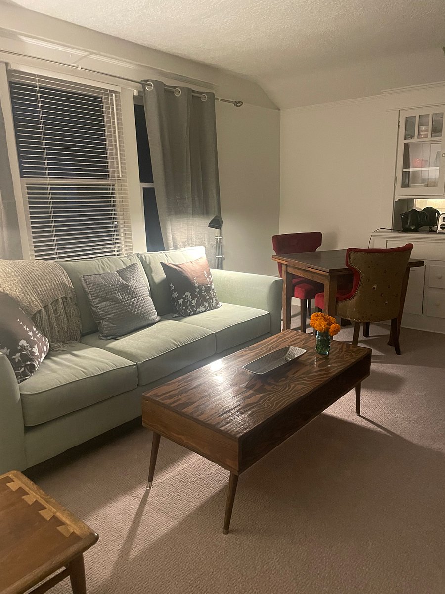 Living room and dining table