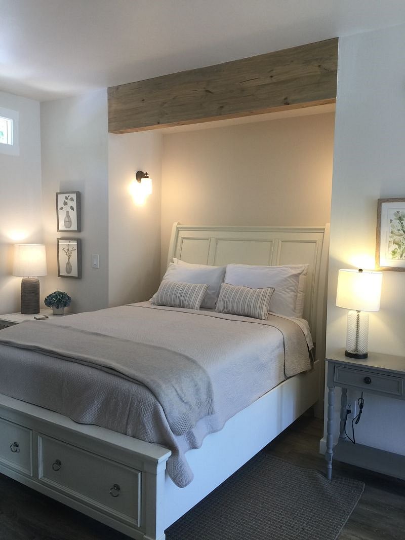 New Queen Beautyrest mattress and Q Bed Frame with cedar drawers.