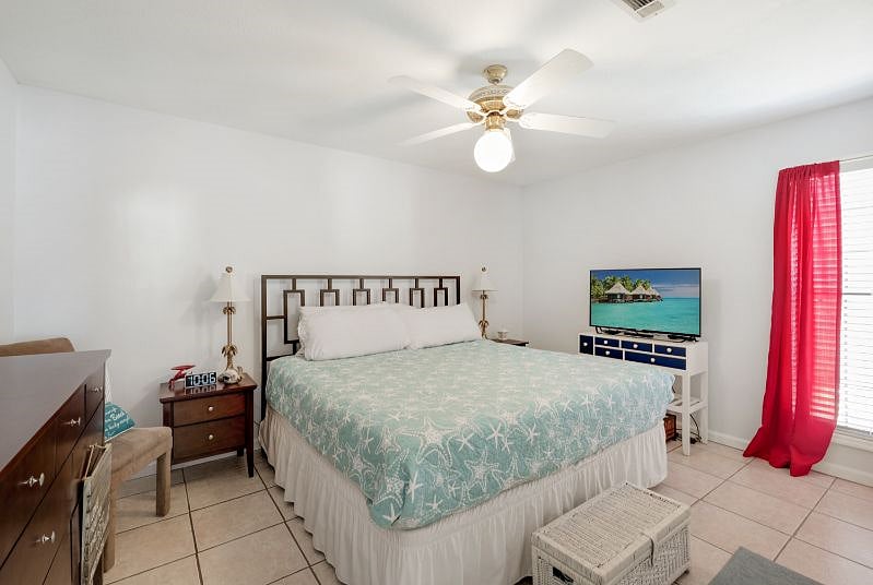 King Bed in Master Bedroom