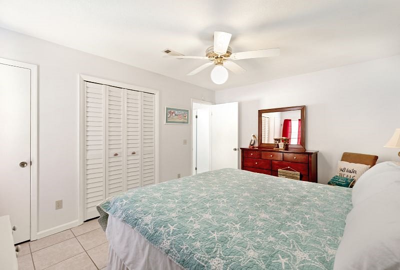 King Bed in Master Bedroom