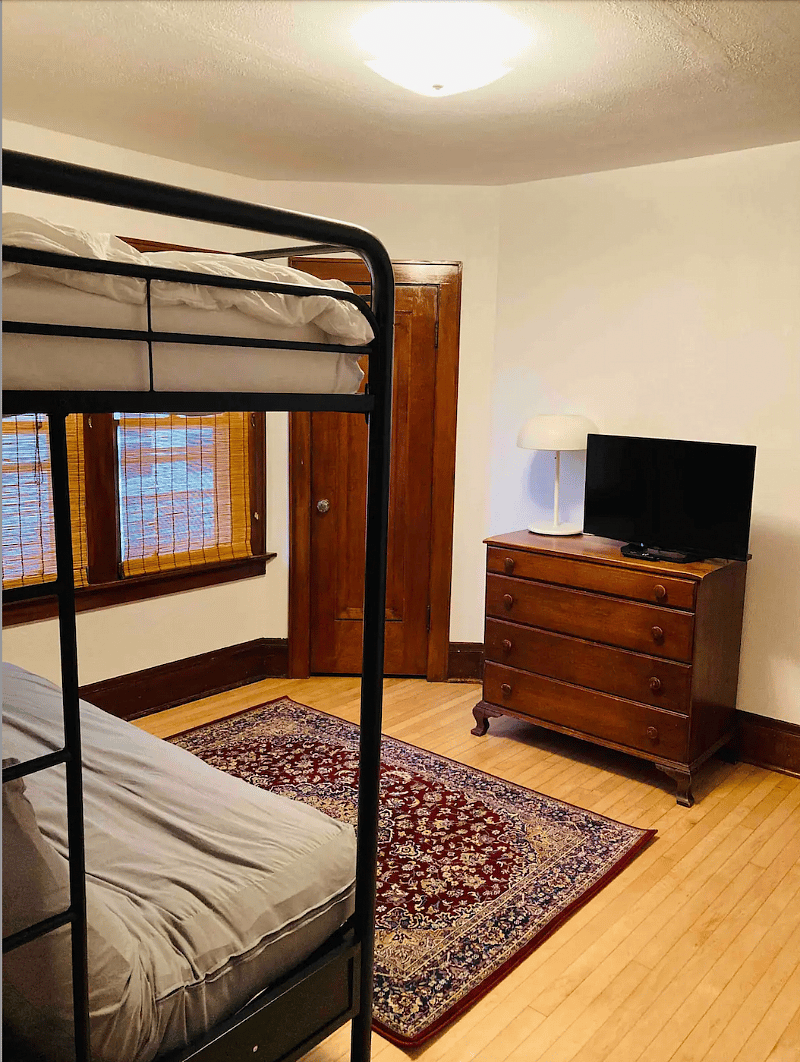 Second bedroom has small closet.