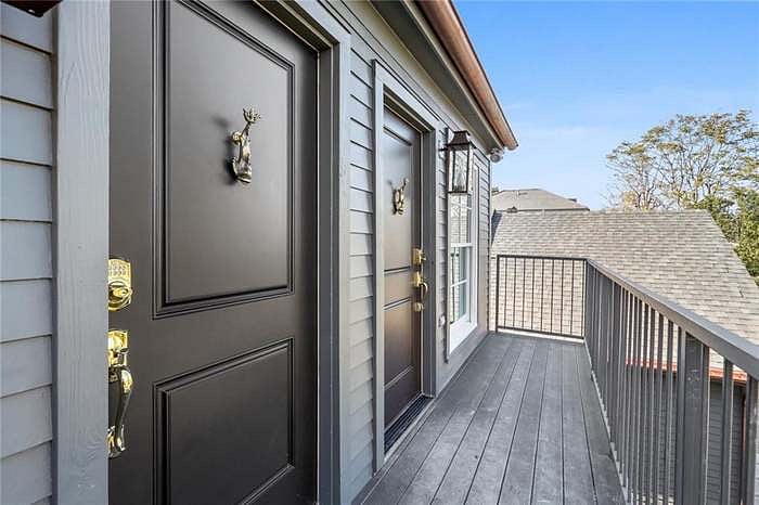 Unit front door - upstairs on left side of the building from the back