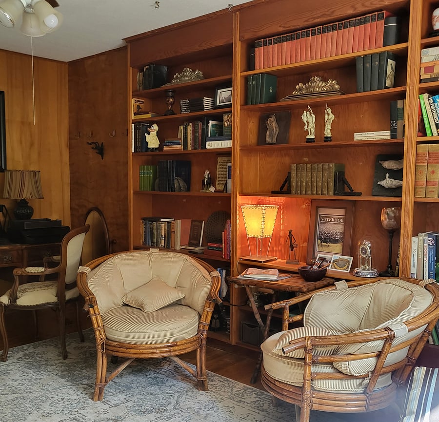 Study, tv room