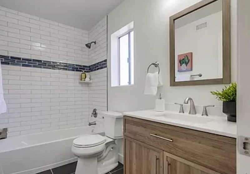Elevate your daily routine to a spa-like experience in this updated and stylish bathroom 
