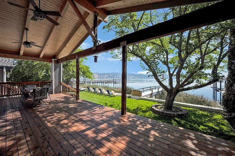 View of Deck and Lake from the Master Bedroom