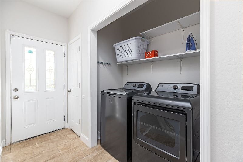 First-floor washer and dryer