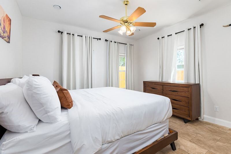 First-floor master bedroom