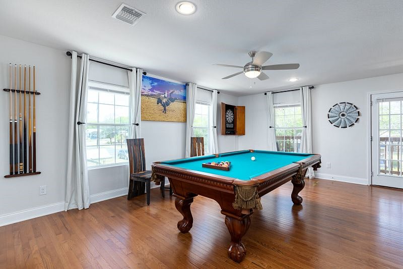 Second-floor living room & game room